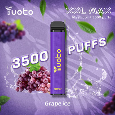 Las vainas disponibles 3500 de 0 Vape de la nicotina soplan Yuoto XXL Max Shop las mejores plumas disponibles del Reino Unido