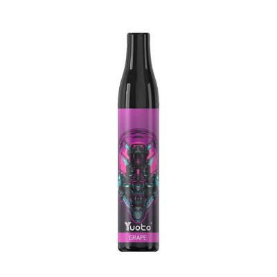 Nicotina disponible TPD Europa de Vape Pen Grape Ice Mesh Coil el 2% de los soplos de la botella 600 de YUOTO