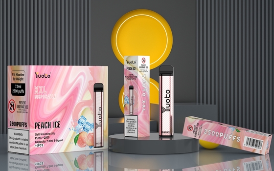 DGM aprobó el dispositivo de Vape de los soplos de XXL 2500 hecho con nicotina de la sal