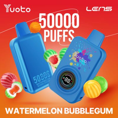 yuoto lens 50000 puffs disposable vape with baterry display