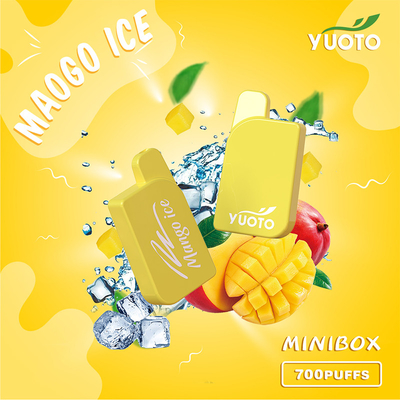 Yuoto Mini Box 700 soplos 15 condimenta 2,3 ml Juice Capacity You Deserve It acuña la marca Mongo Ice de Maskking del hielo