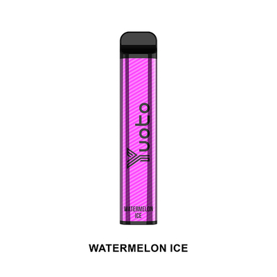 Yuoto 2500 sopla vaporizador Pen Kit de los sabores 23 sabores el 5% hielo disponible de la uva de la batería de 1200 mAh popular en la India