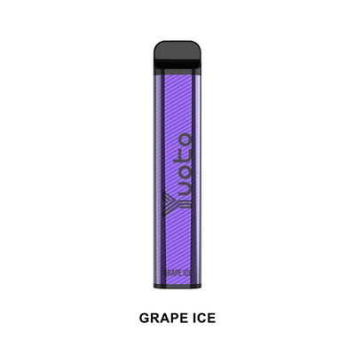 Yuoto 2500 sopla vaporizador Pen Kit de los sabores 23 sabores el 5% hielo disponible de la uva de la batería de 1200 mAh popular en la India