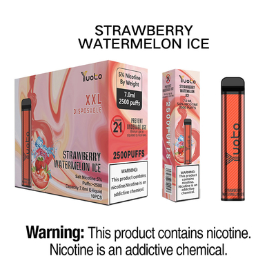 25 el sabor Yuoto original XXL 2500 sopla nicotina disponible de Vape el 5%