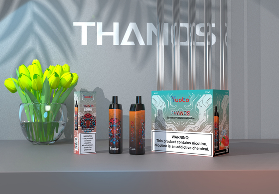 batería del jugo 5000puff Yuoto Thanos Disposable Vape 650mAh de 14ml E
