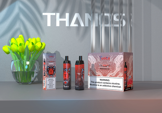 batería del jugo 5000puff Yuoto Thanos Disposable Vape 650mAh de 14ml E