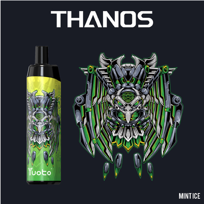 Nicotina disponible el 5% /2 % de Vape Pen Mesh Coil Rechargeable 650mAh 14ml de los E-cigarrillos de Yuoto Thanos 5000puff Vape
