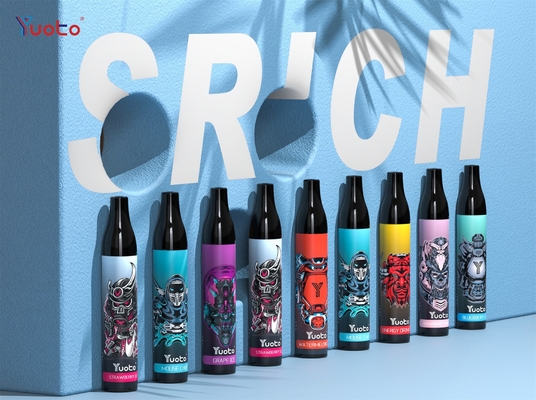 Yuoto popular 2000 sopla pluma disponible de Vape de los E-cigarrillos del jugo 850mAh de Mesh Coil 6ml E del vape de Vape