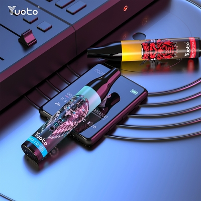 Yuoto popular 2000 sopla pluma disponible de Vape de los E-cigarrillos del jugo 850mAh de Mesh Coil 6ml E del vape de Vape