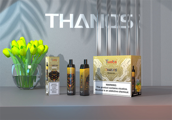 baya de la mezcla de la fresa del includingi de 5000 de los soplos de los thanos flavos de la bobina de la pluma disponible mech del vape gran