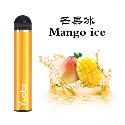Yuoto 1500 equipos clásicos de Vape de los soplos, nicotina disponible del 5% del cigarrillo E