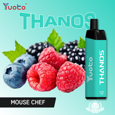 superventas Yuoto Thanos 5000 puff cigarrillo electrónico recargable desechable vape 5% nic 14 ml líquido