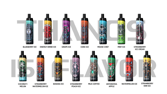 Precio de fábrica Pod desechable 14ml E-Liquid 650mAh Batería Yuoto Thanos 5000 Puffs Mesh Coil para humo más grande