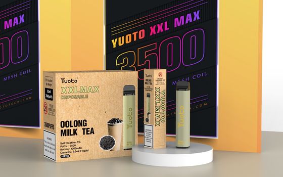 nuevo Yuoto XXL MAX 3500 Puffs desechables Vape menta bobina hojaldre menta hielo sabores