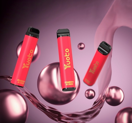 Yuoto xxl Max 3500 Puffs fresa sandía fábrica original e cig 5% nitotion 9mle líquido