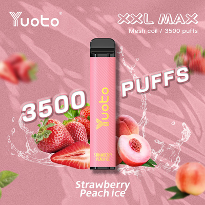 Yuoto New Release XXL Max 3500 Puffs Electric Hookah Vape Pod Factory directamente Blueberry ice