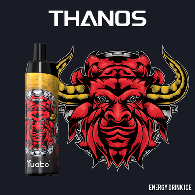 Yuoto Thanos 5000 Puffs Desechable Vape Pen Hookah con 14ml E-Liquid 650mAh Bobina de malla de batería