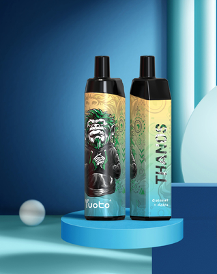 5000 soplos Vape desechable al por mayor con 14 ml E-Liquid 650mAh Batería Mesh Coil Support Personalizar