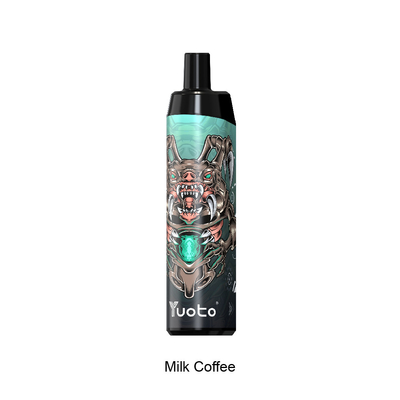 Yuoto Thanos Desechable 5000 Puffs Vape Pod Milk Coffee con 14ml E-Liquid 650mAh Batería Bobina de malla Envío rápido India