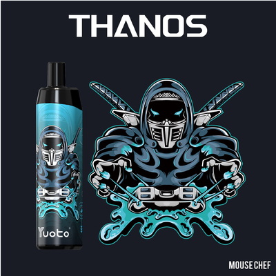 Yuoto Thanos Desechable 5000 Puffs Vape Pod Milk Coffee con 14ml E-Liquid 650mAh Batería Bobina de malla Envío rápido India