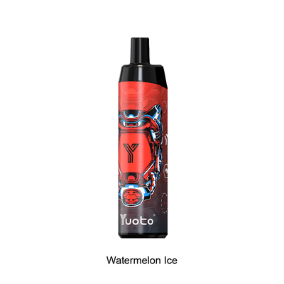 Sandía Hielo Desechable Vape Yuoto Thanos 5000 Puffs Cigarrillo electrónico con bobina de malla 14ml E-Liquid 650mAh Batería