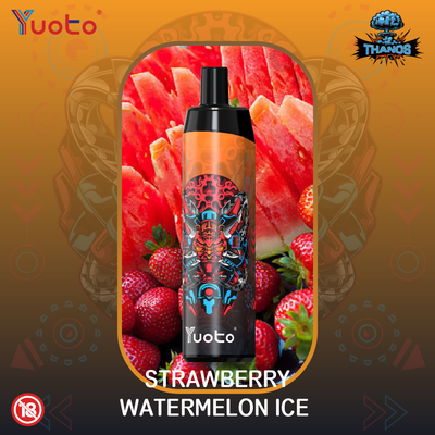 Sandía Hielo Desechable Vape Yuoto Thanos 5000 Puffs Cigarrillo electrónico con bobina de malla 14ml E-Liquid 650mAh Batería