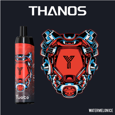 Strawberry Watermelon Ice 5000 Puffs Vape Pod Yuoto Thanos Mesh Coil 14ml Ejuice 650mAh Batería de China