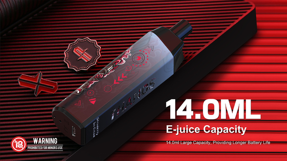 5000 Puffs Vape Pod desechable Sabor a melocotón Yuoto Thanos Mesh Coil 14ml Ejuice 650mAh Batería de fábrica de China