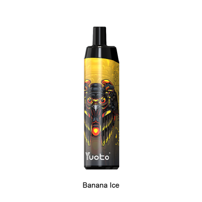 Desechable Vape Pod 5000 Puffs Banana Flavor Yuoto Thanos Mesh Coil 14ml Ejuice 650mAh Batería que aumenta el volumen Fábrica de China