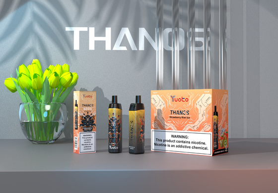 Desechable Vape Pod 5000 Puffs Banana Flavor Yuoto Thanos Mesh Coil 14ml Ejuice 650mAh Batería que aumenta el volumen Fábrica de China