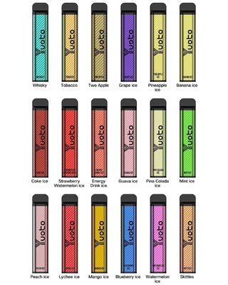 XXL 2500 bocanadas Vaporizador desechable Vape 1200mAh Batería 7.0ml Ejuice 0% 2% 5% Nicotina de Yuoto Original Factory