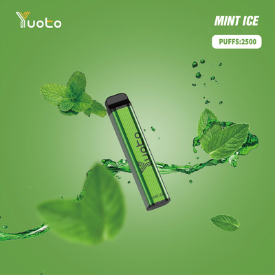 Blueberry ice Desechable Vape Yuoto XXL 2500 Puffs E Cigarette con 7ml E-Liquid 1200mAh Batería