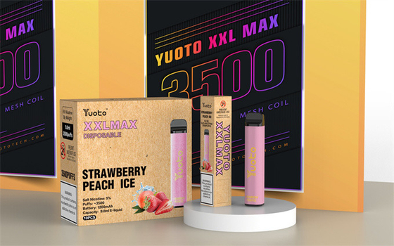 Vape disponible de Yuoto del jugo 9ml, cigarrillo máximo de la sal E del Nic de los soplos 3500 de Xxl el 5%