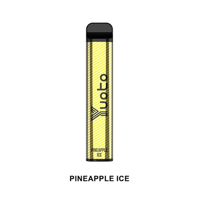 Yuoto Desechable Vape Pen Device 2500 Puffs mejor desechable ecig 2022 piña Hielo 7ml