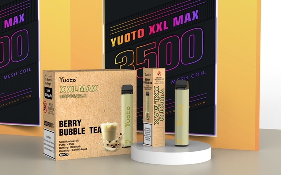 Yuoto xxl Max 3500 Puffs fresa sandía fábrica original e cig 5% nitotion 9mle líquido