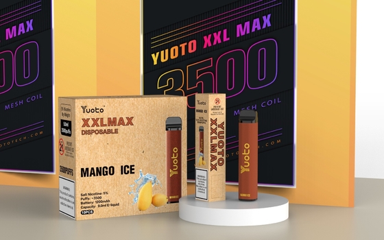 sabor a sandía Yuoto xxl Max 3500 Puffs Vaporizador desechable Vape Bobinas de malla Superficie de cuero 9ml