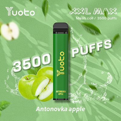 Yuoto Desechable Vape 3500 Puffs Fresa Frambuesa XXL Max Puff Plus para EAU