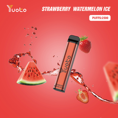 Watermelon Ice desechable Vape Yuoto XXL 2500 Puffs E Cigarette con 7ml E-Liquid 1200mAh Batería