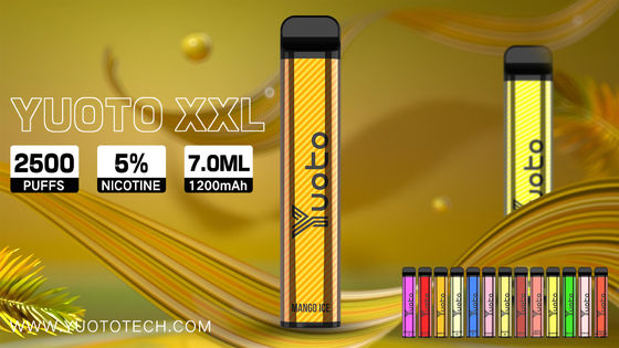 Venta al por mayor Vape Pen 2022 Nuevo cigarrillo electrónico desechable 7ml E-Liquid 1200mAh Batería Bebida energética para India EE. UU. Reino Unido