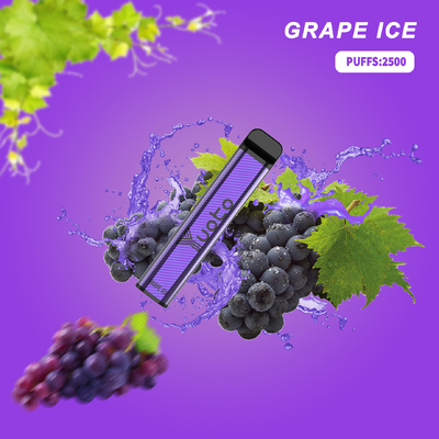 El OEM 2500 sopla hielo disponible de la menta de la batería de los accesorios 7ml Ejuice 1200mAh del CE ROHS de Vapes que fuma