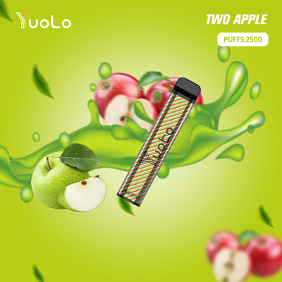 Yuoto xxl 2500 Puffs desechable Vape Pod mango hielo sabor 7ml Ejuice 1200mAh batería de fábrica de China