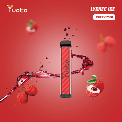 Bulk 2500 Puffs Desechable Vape Yuoto XXL E Cig 7ml Ejuice 1200mAh Batería Venta caliente en India Turquía Italia Líbano