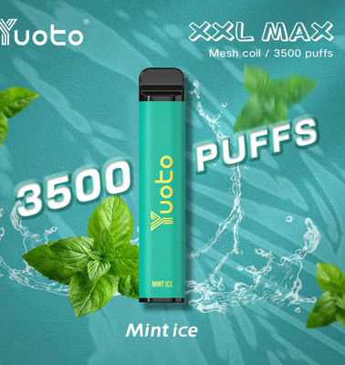 2023 Nuevo lanzamiento Logotipo personalizado de alta calidad Yuoto 3500 Puff Desechables Vape Nut Bars Taste