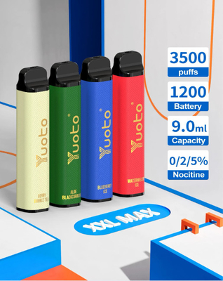 2023 Nuevo lanzamiento Logotipo personalizado de alta calidad Yuoto 3500 Puff Desechables Vape Nut Bars Taste
