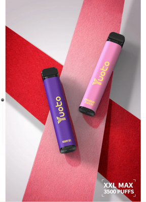 2023 Nuevo lanzamiento Logotipo personalizado de alta calidad Yuoto 3500 Puff Desechables Vape Nut Bars Taste