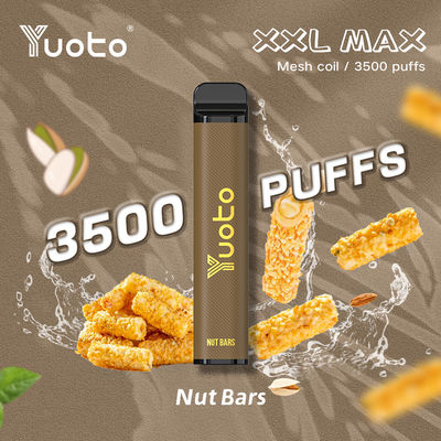 Fábrica al por mayor Desechable Vape Pen Yuoto XXL Max 3500 Puffs Mesh Coil 9ml E-Liquid 1200mAh Batería