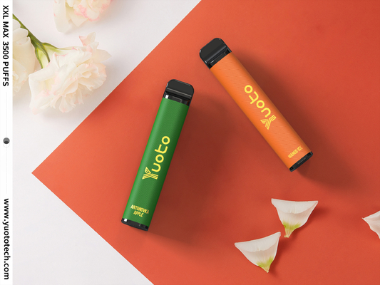 Precio de fábrica Vaporizador de vaina desechable 9ml E-Liquid 1200mAh Batería Yuoto XXL Max 3500 Puffs Bobina de malla para humo más grande