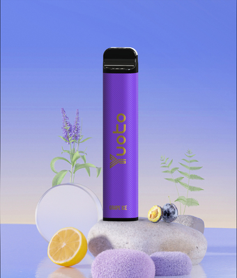2022 Nuevo desechable Vape OEM Puffs Bar Cigarrillo electrónico 9ml E-Juice 1200mAh Batería Grape Ice para distribuidores de Puff