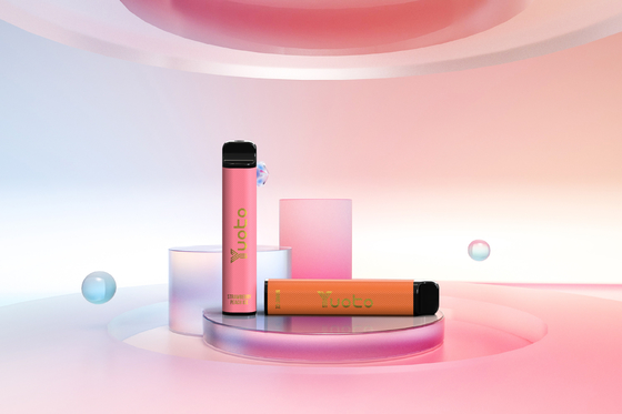 2022 Nuevo desechable Vape OEM Puffs Bar Cigarrillo electrónico 9ml E-Juice 1200mAh Batería Grape Ice para distribuidores de Puff