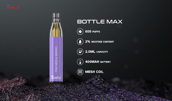 14 jugo el 2% Nic Yuoto Bottles Max de los sabores 2ML E 600 soplos con TPD Pen Hookah